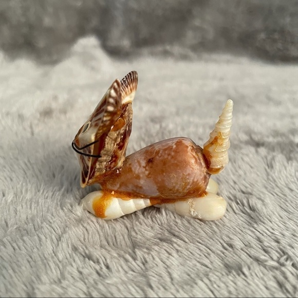 Sea Shell Figurines Set of 3 Mouse, Turtle & Lion - Picture 10 of 16